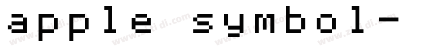 apple symbol字体转换